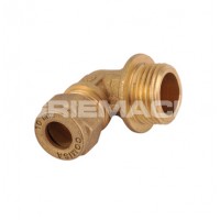 C x M Elbow Brass Compression Fittings