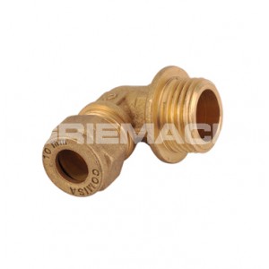 C x M Elbow Brass Compression Fittings