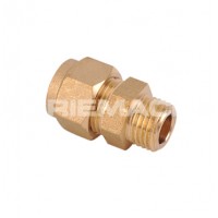 Straight C x M Coupler Brass Compression Fittings