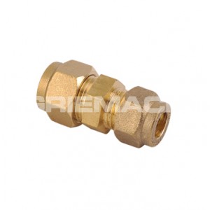 Straight Reducing Coupler Brass Compression Fittings