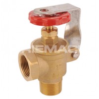 Locking Angle Brass Gate Valve