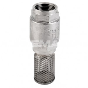 Stainless Steel Foot Valve and Strainer