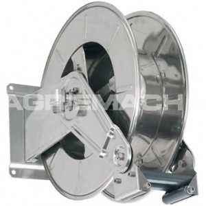 Stainless High Capacity Bare Fuel Hose Reel