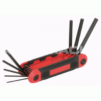 8 Piece Metric Folding Hex Key Set  