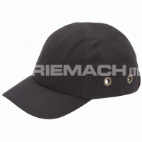 Baseball Style Bump Cap, Black  