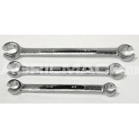 3 Pc Sae Flare Nut Wrench Set