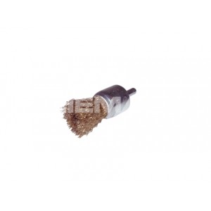 Brushes - Brass Coated End Power Brush  — 1” (25mm)