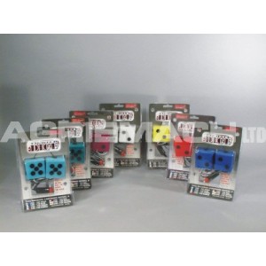 Lighted Hanging Dice - Blue